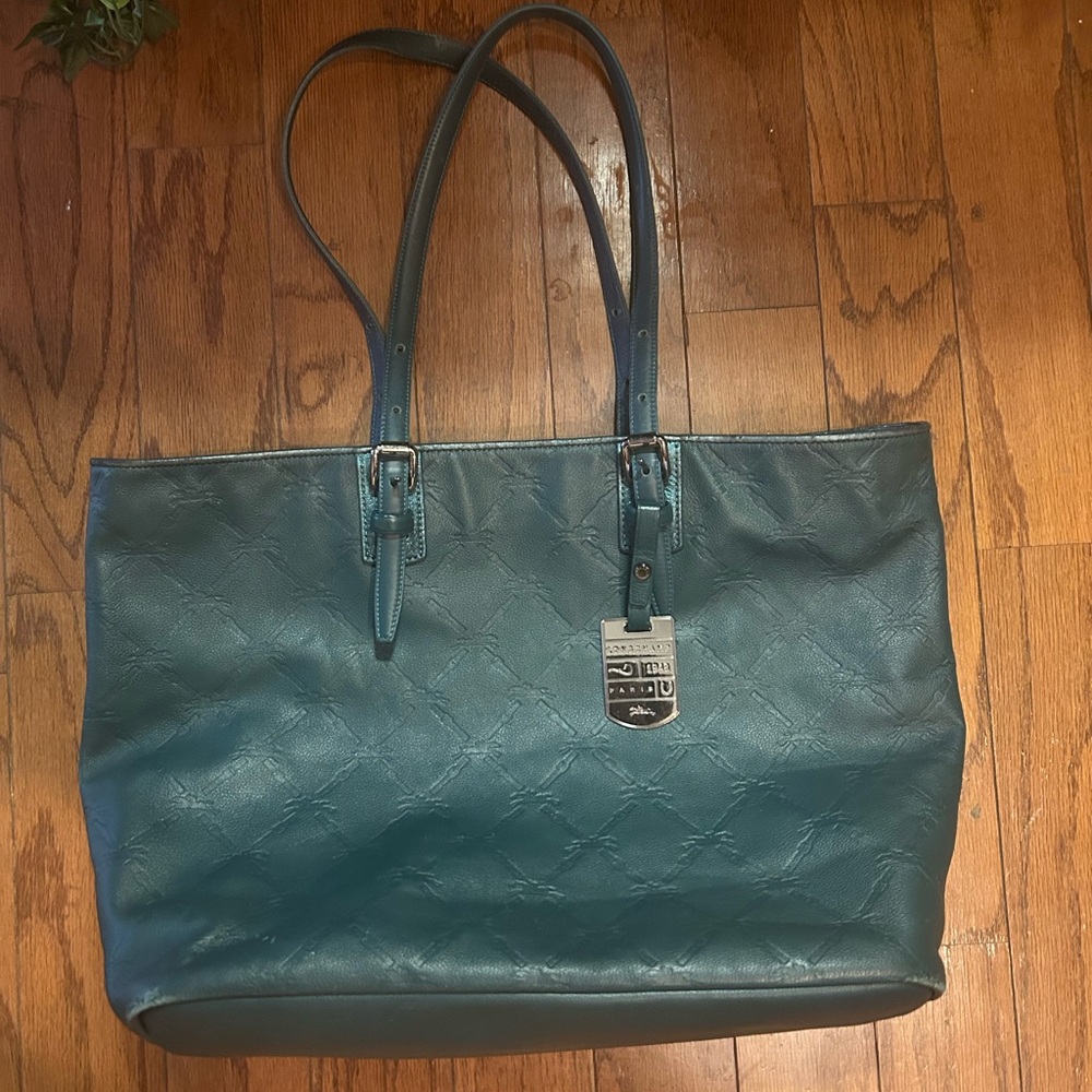 Longchamp LM cuir tote bag